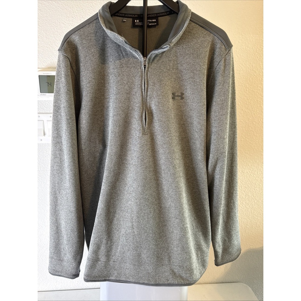 Under Armour Performance Men's 1/4 Zip Pullover Gray Size‎ XXL
